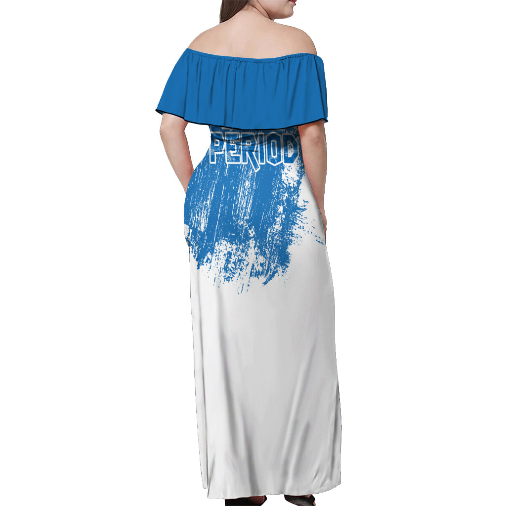 Yatora Yaguchi - Blue Period Off Shoulder Maxi Dress