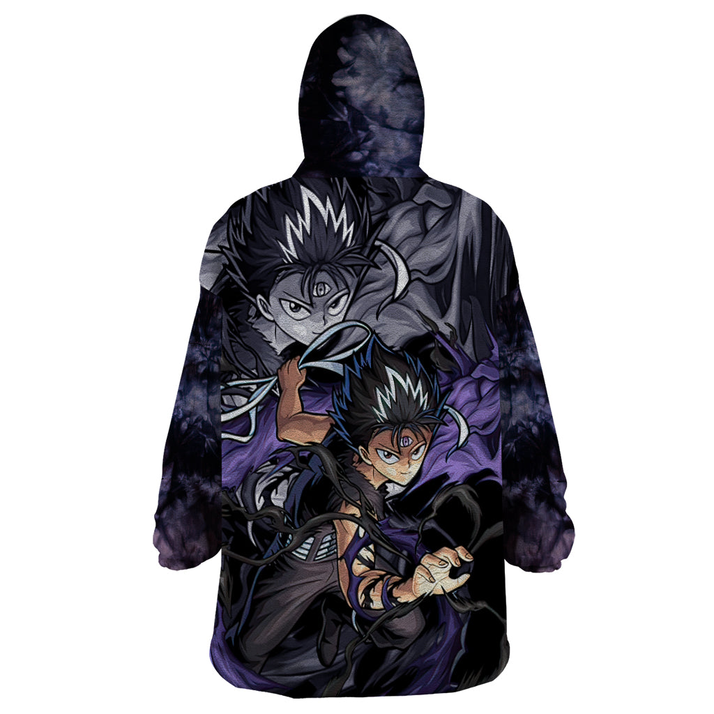 Hiei Wearable Blanket Hoodie YuYu Hakusho