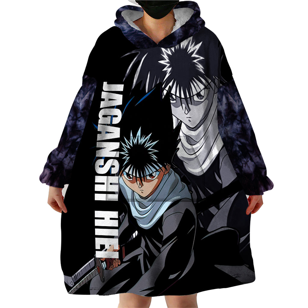 Hiei Wearable Blanket Hoodie YuYu Hakusho