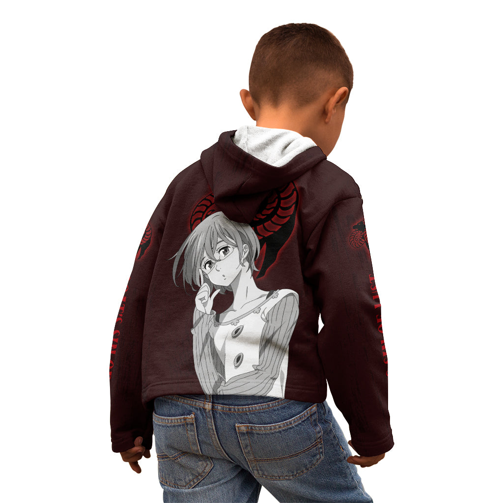 Goat's Sin of Lust Gowther Kid Hoodie Ten Commandments