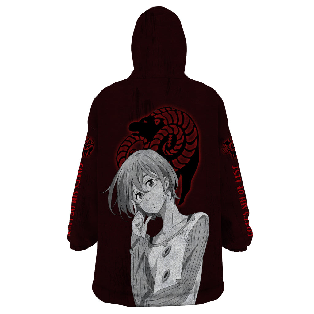 Goat's Sin of Lust Gowther Wearable Blanket Hoodie Ten Commandments