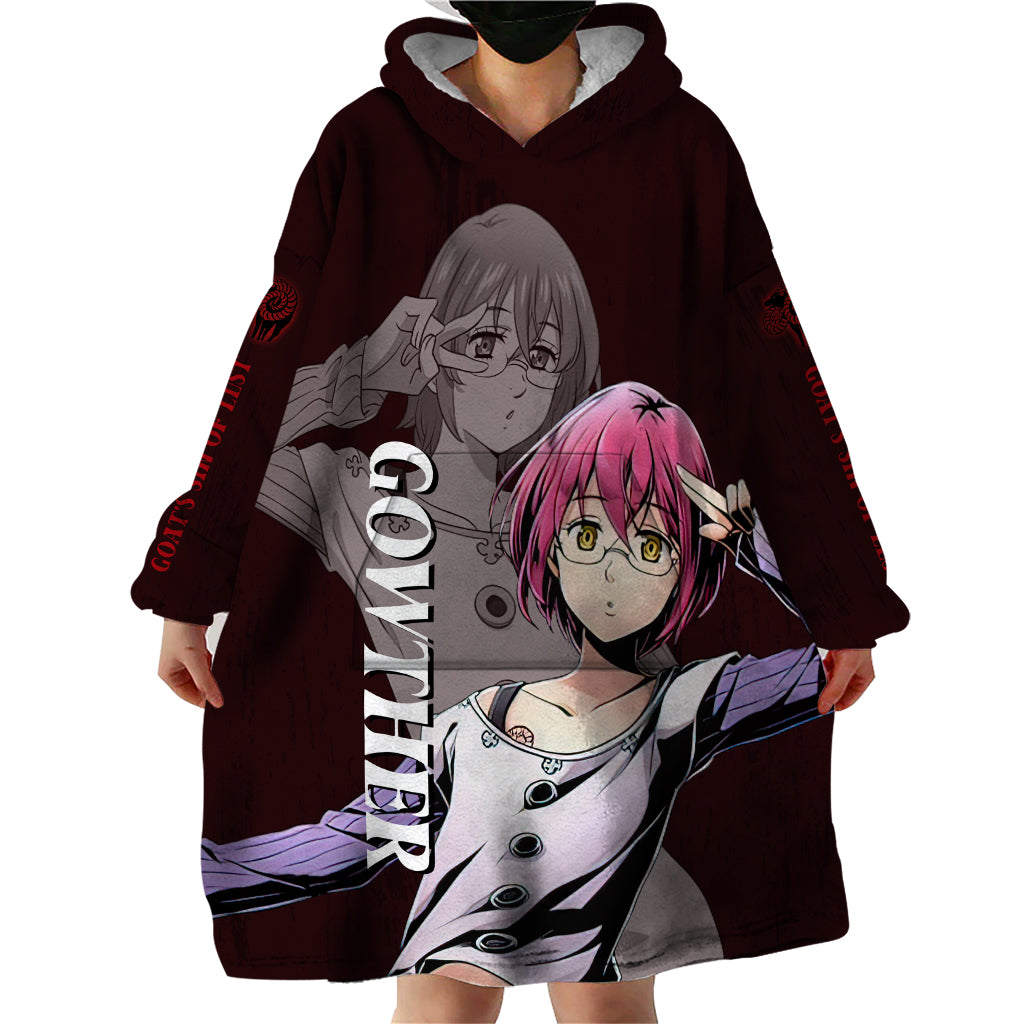 Goat's Sin of Lust Gowther Wearable Blanket Hoodie Ten Commandments
