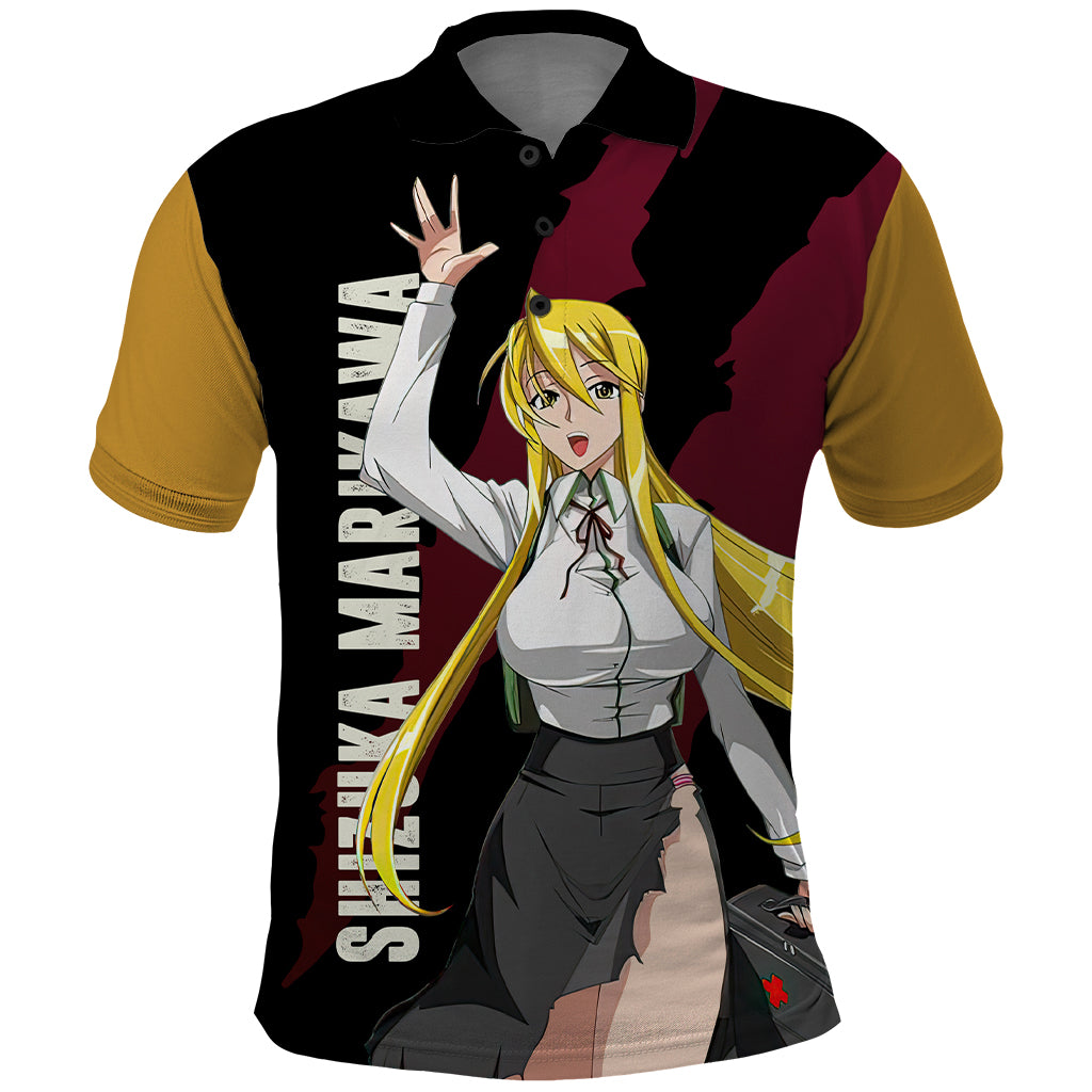 Shizuka Marikawa Polo Shirt Highschool Of Dead