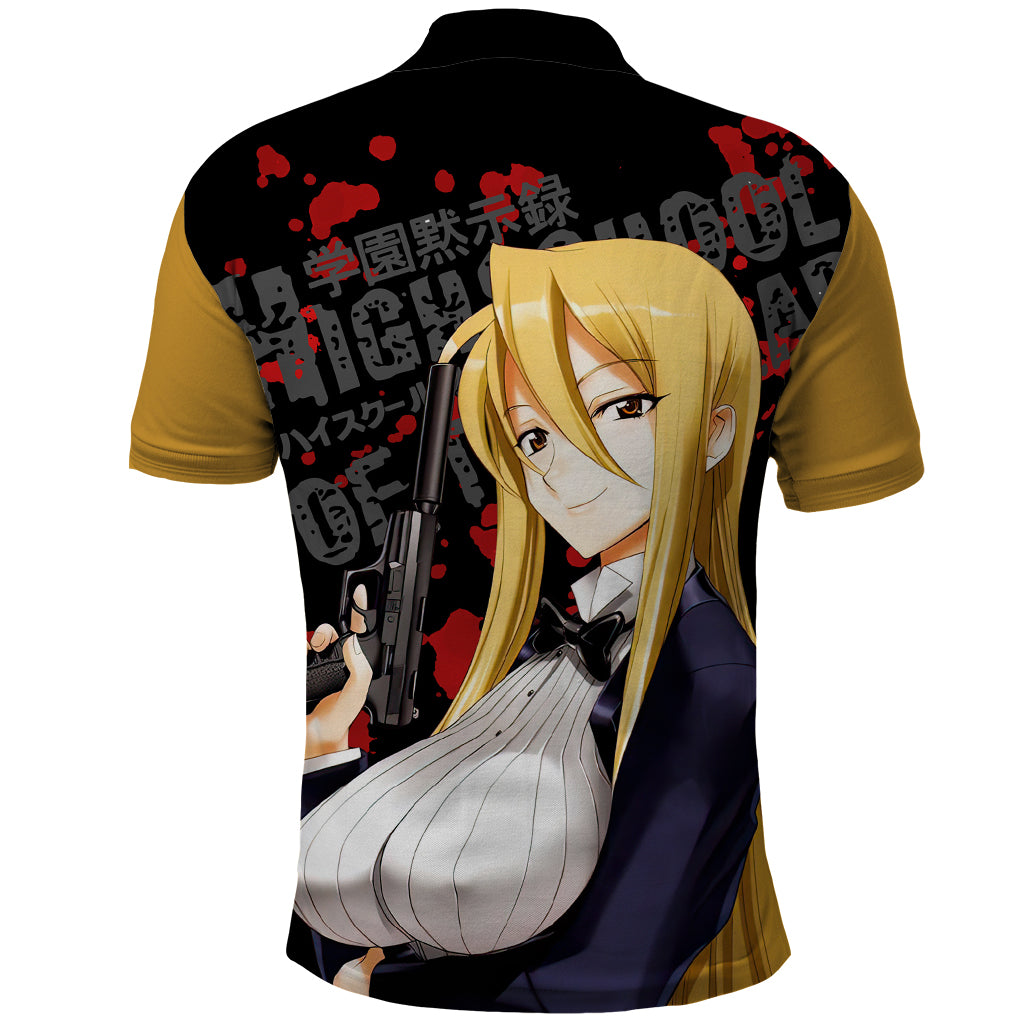 Shizuka Marikawa Polo Shirt Highschool Of Dead