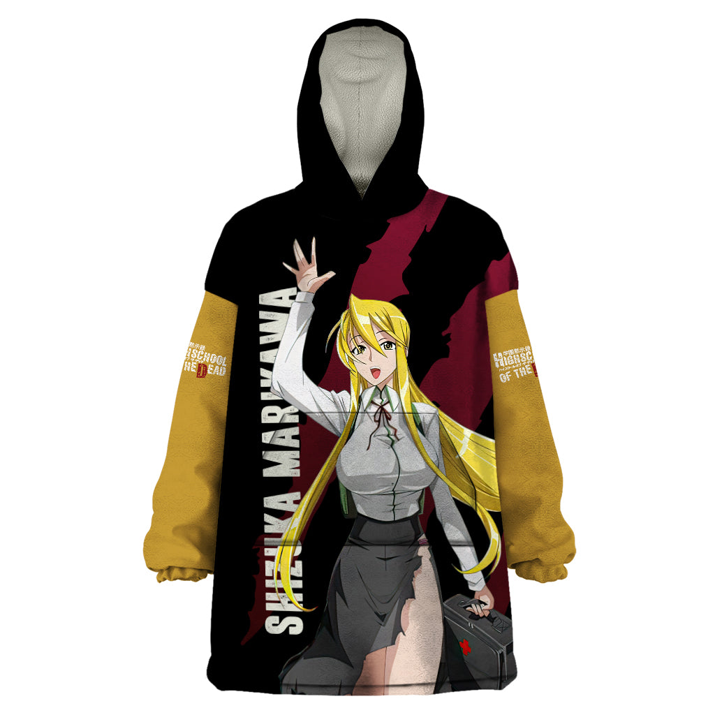 Shizuka Marikawa Wearable Blanket Hoodie Highschool Of Dead