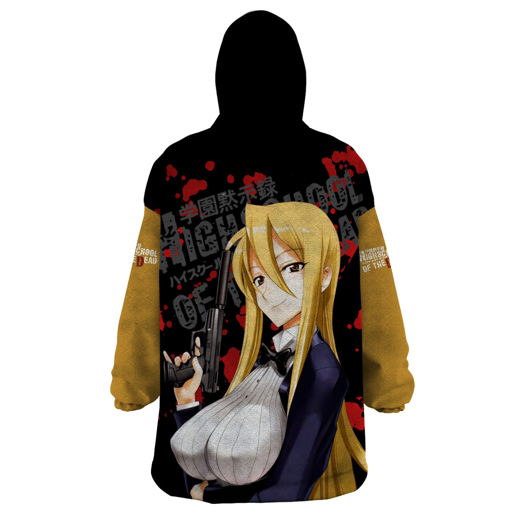 Shizuka Marikawa Wearable Blanket Hoodie Highschool Of Dead