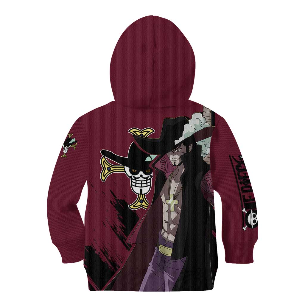 Dracule Mihawk - One Piece Kid Hoodie Anime Style
