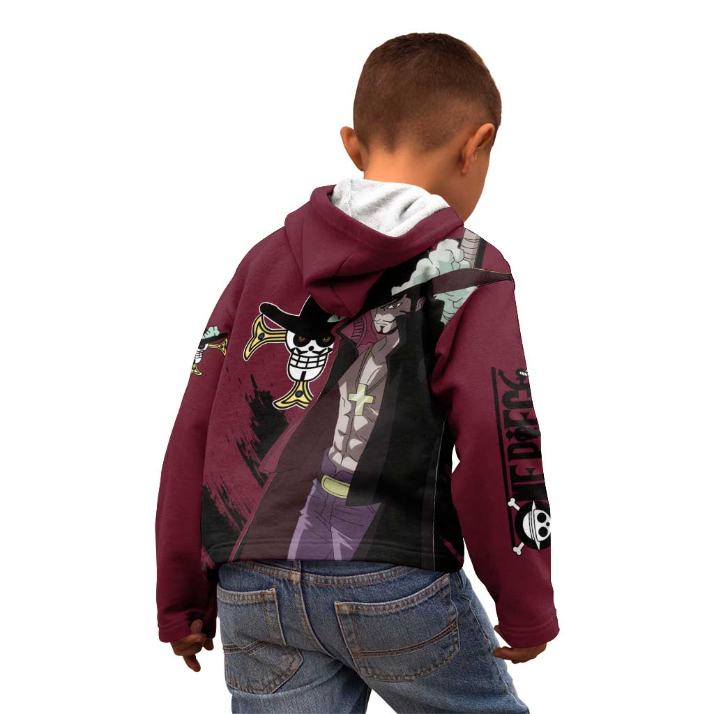 Dracule Mihawk - One Piece Kid Hoodie Anime Style