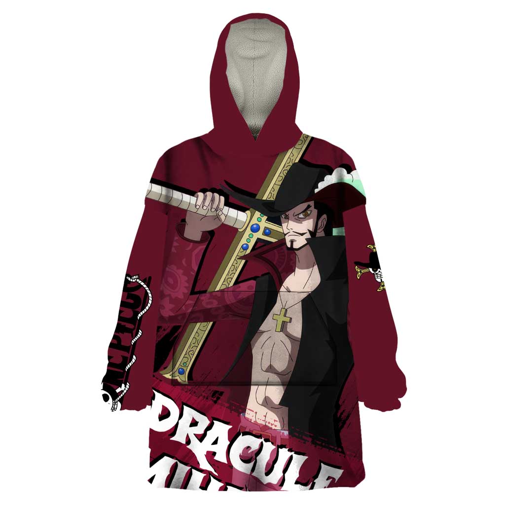 Dracule Mihawk - One Piece Wearable Blanket Hoodie Anime Style
