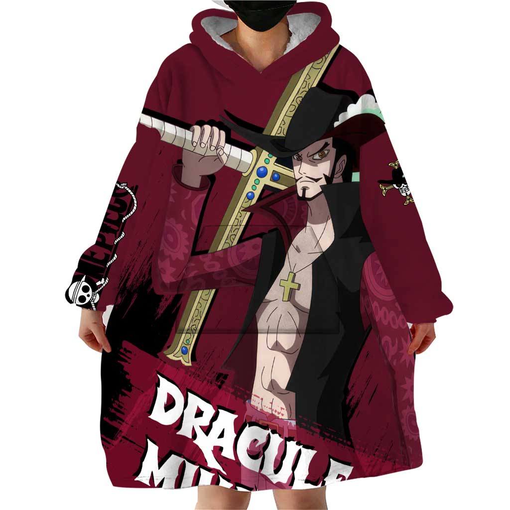 Dracule Mihawk - One Piece Wearable Blanket Hoodie Anime Style