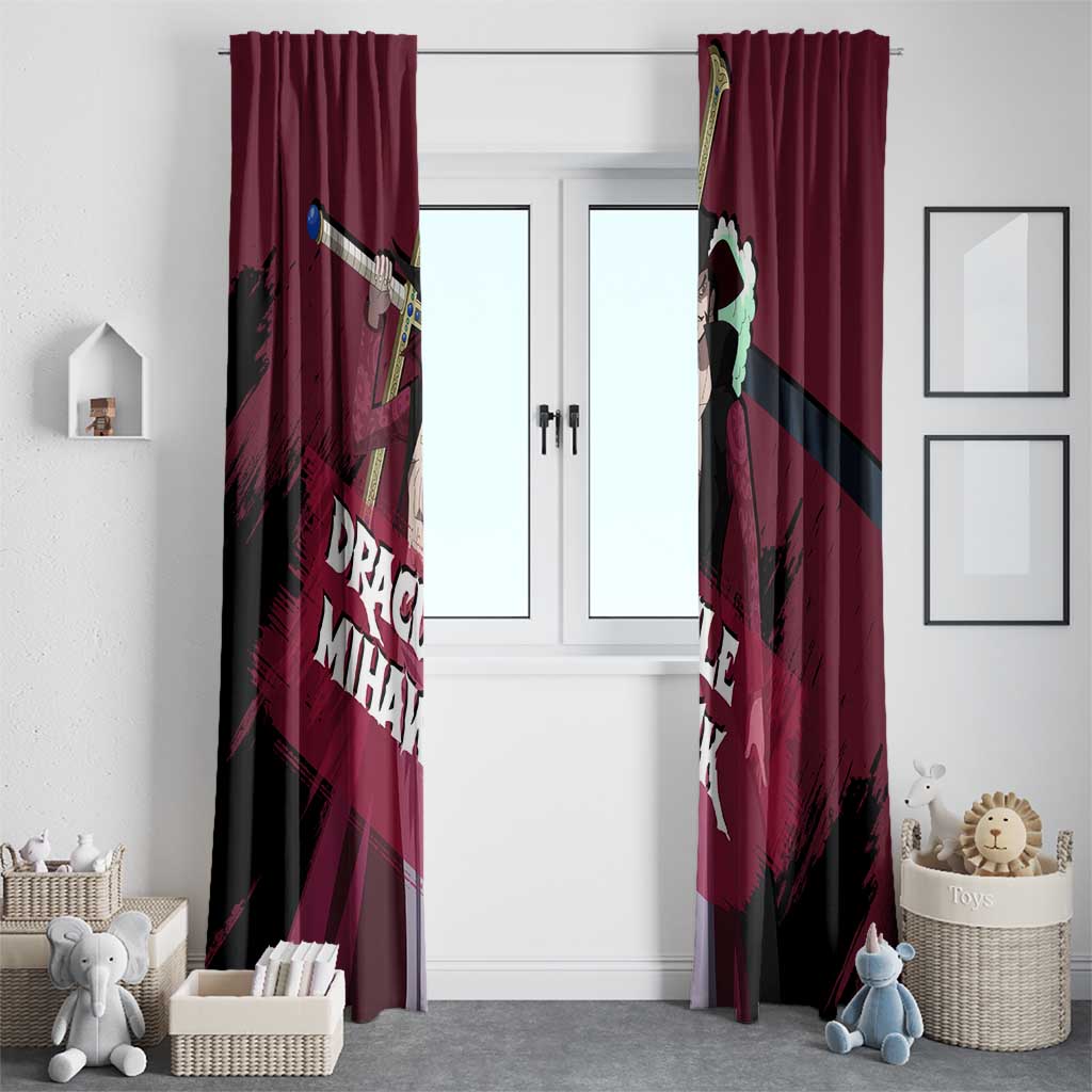 Dracule Mihawk - One Piece Window Curtain Anime Style