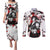 Kokushibo - Demon Slayer Couples Matching Puletasi and Long Sleeve Button Shirt Anime Japan Style