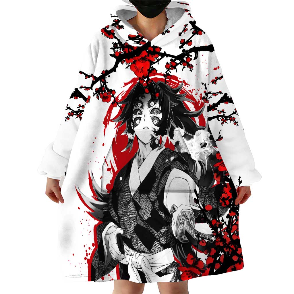Kokushibo - Demon Slayer Wearable Blanket Hoodie Anime Japan Style