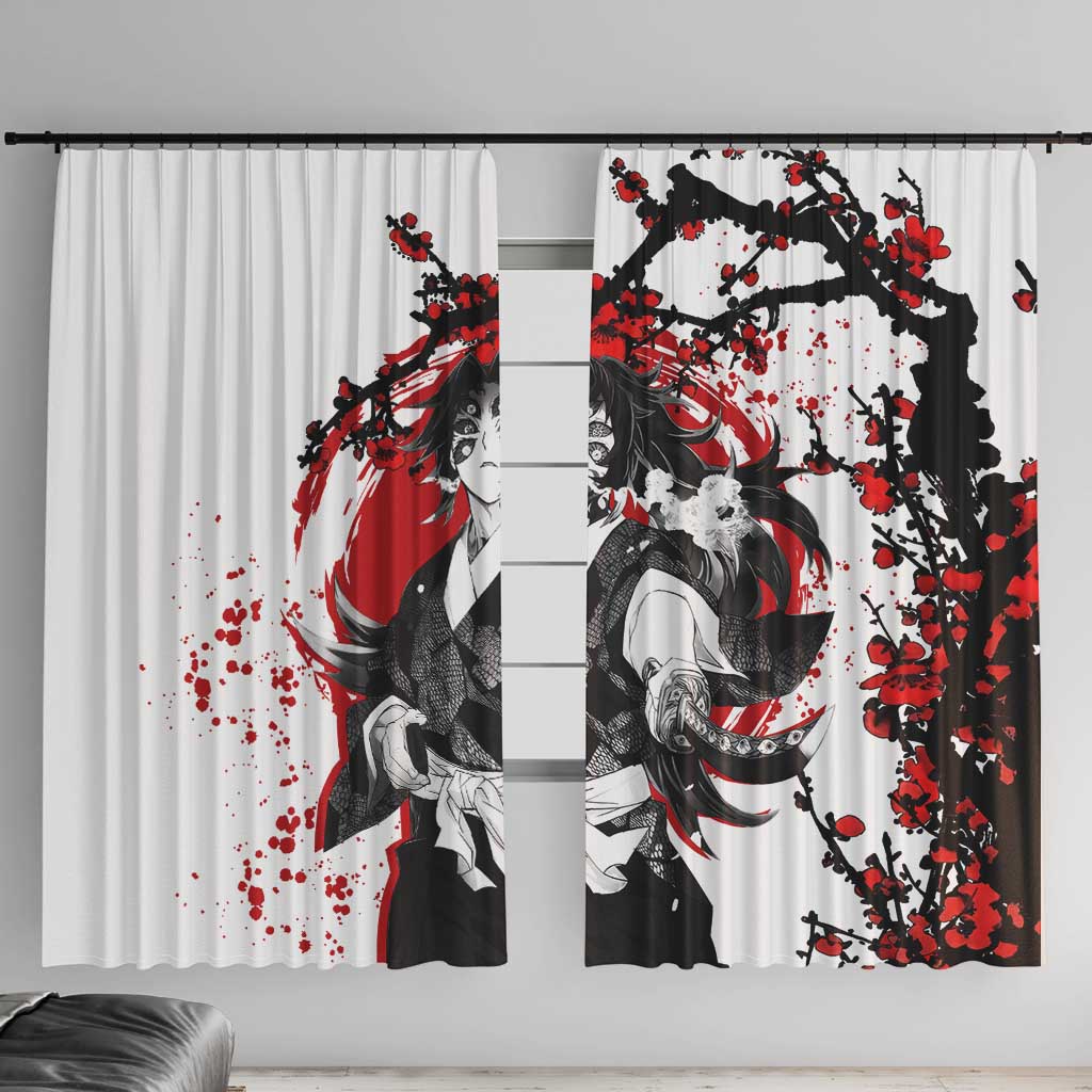 Kokushibo - Demon Slayer Window Curtain Anime Japan Style