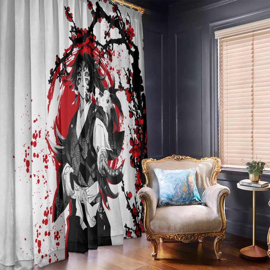 Kokushibo - Demon Slayer Window Curtain Anime Japan Style