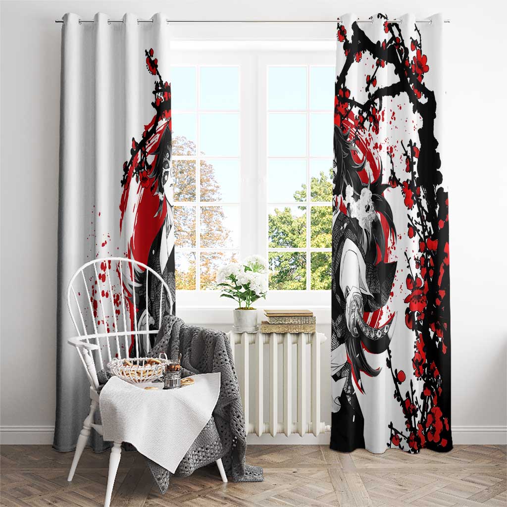 Kokushibo - Demon Slayer Window Curtain Anime Japan Style