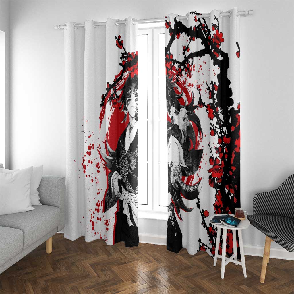 Kokushibo - Demon Slayer Window Curtain Anime Japan Style