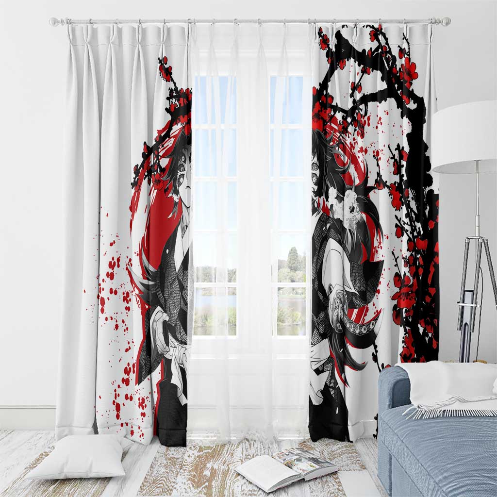 Kokushibo - Demon Slayer Window Curtain Anime Japan Style