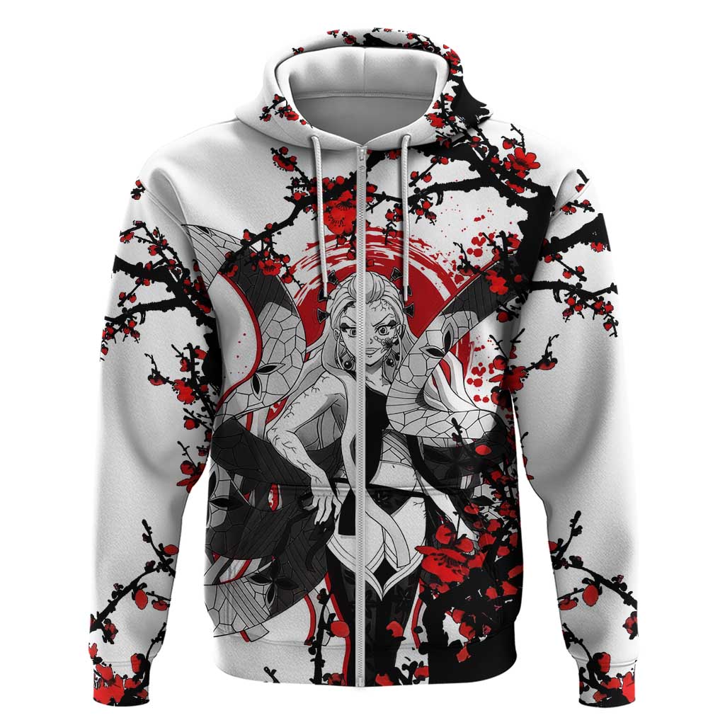 Daki - Demon Slayer Zip Hoodie Anime Japan Style