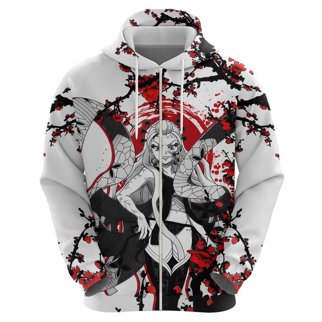 Daki - Demon Slayer Zip Hoodie Anime Japan Style