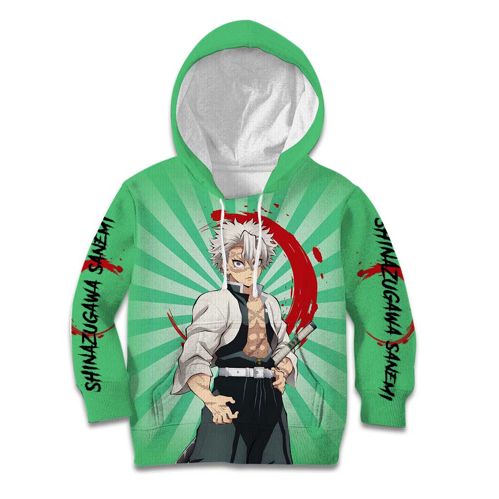 Sanemi Shinazugawa - Demon Slayer Kid Hoodie Anime Mix Pattern Style