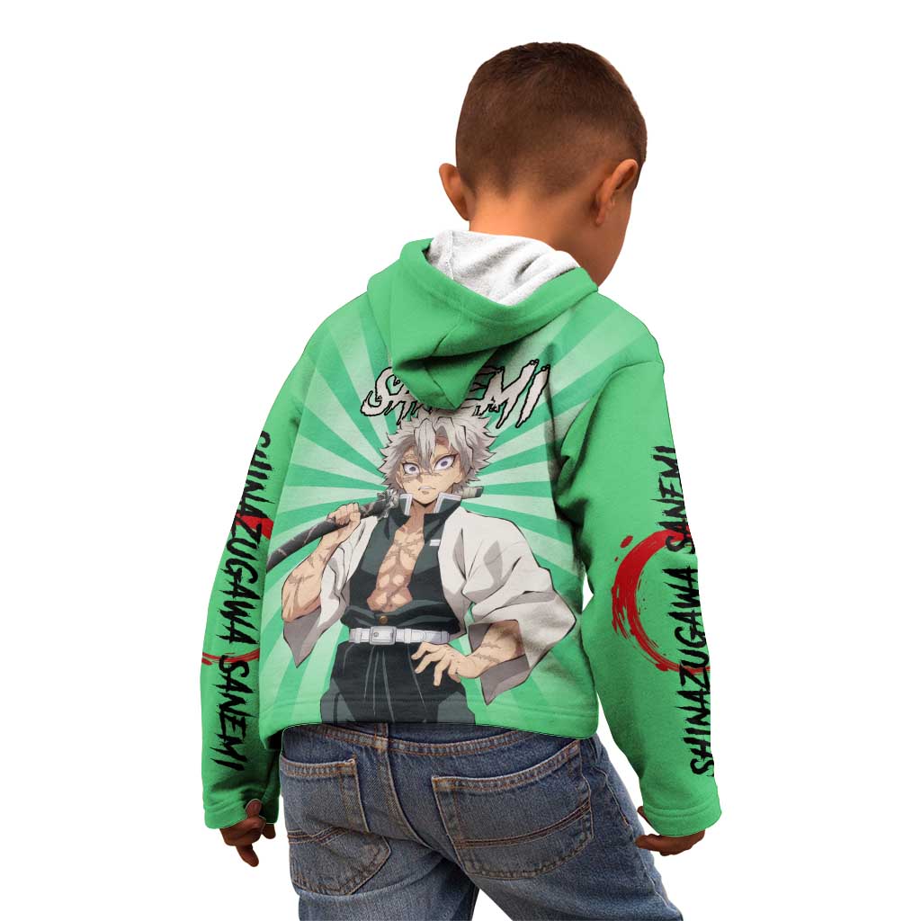 Sanemi Shinazugawa - Demon Slayer Kid Hoodie Anime Mix Pattern Style