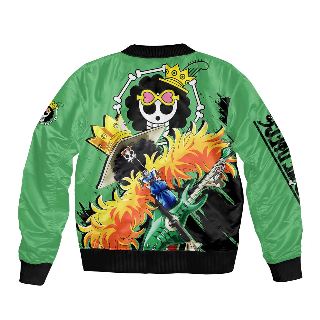 Brook - One Piece Bomber Jacket Anime Style