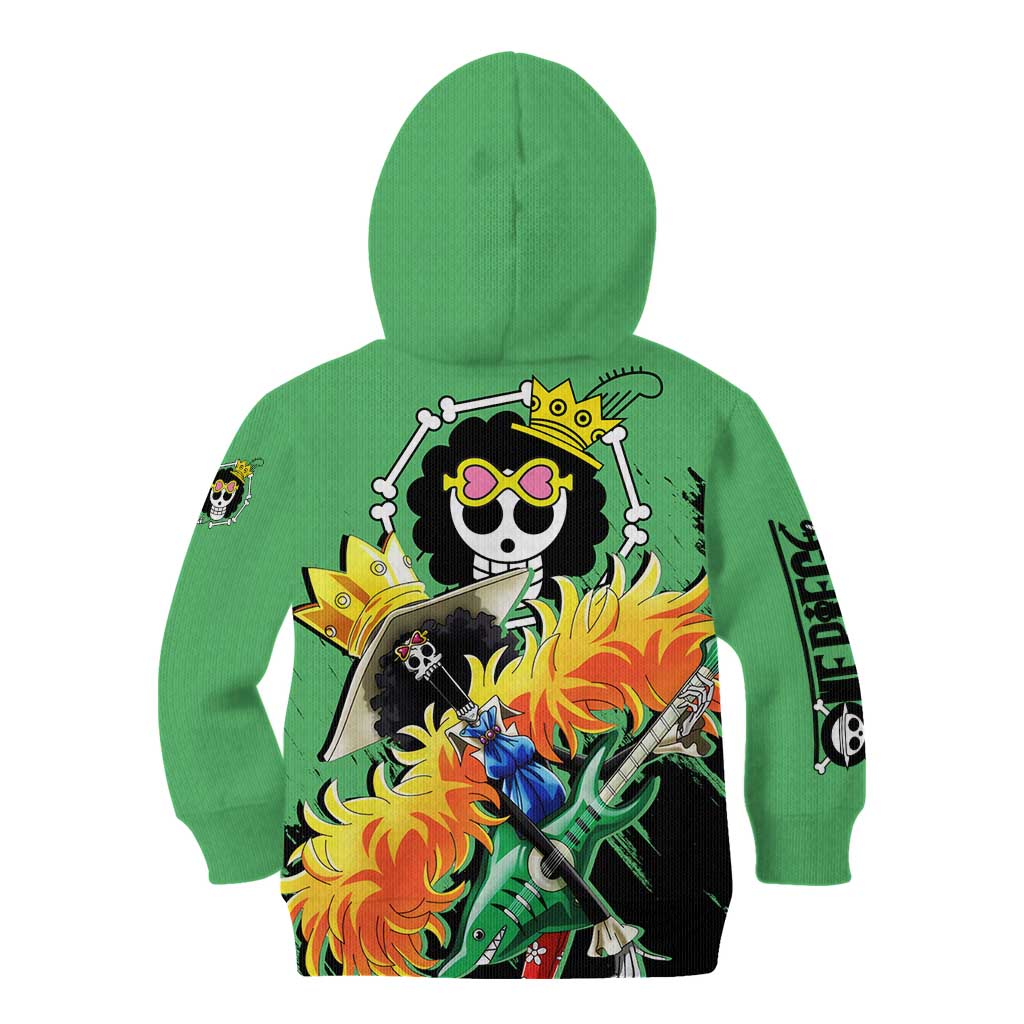 Brook - One Piece Kid Hoodie Anime Style