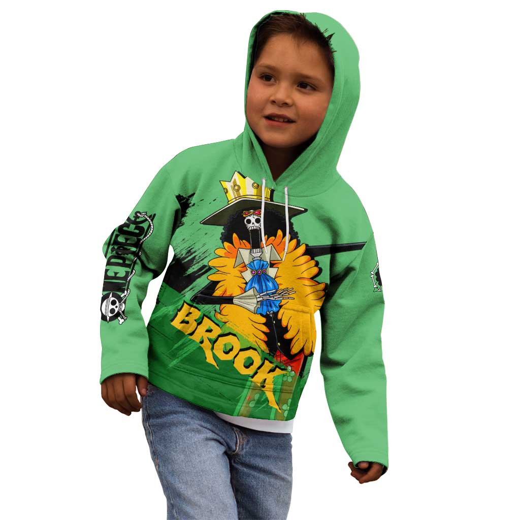 Brook - One Piece Kid Hoodie Anime Style