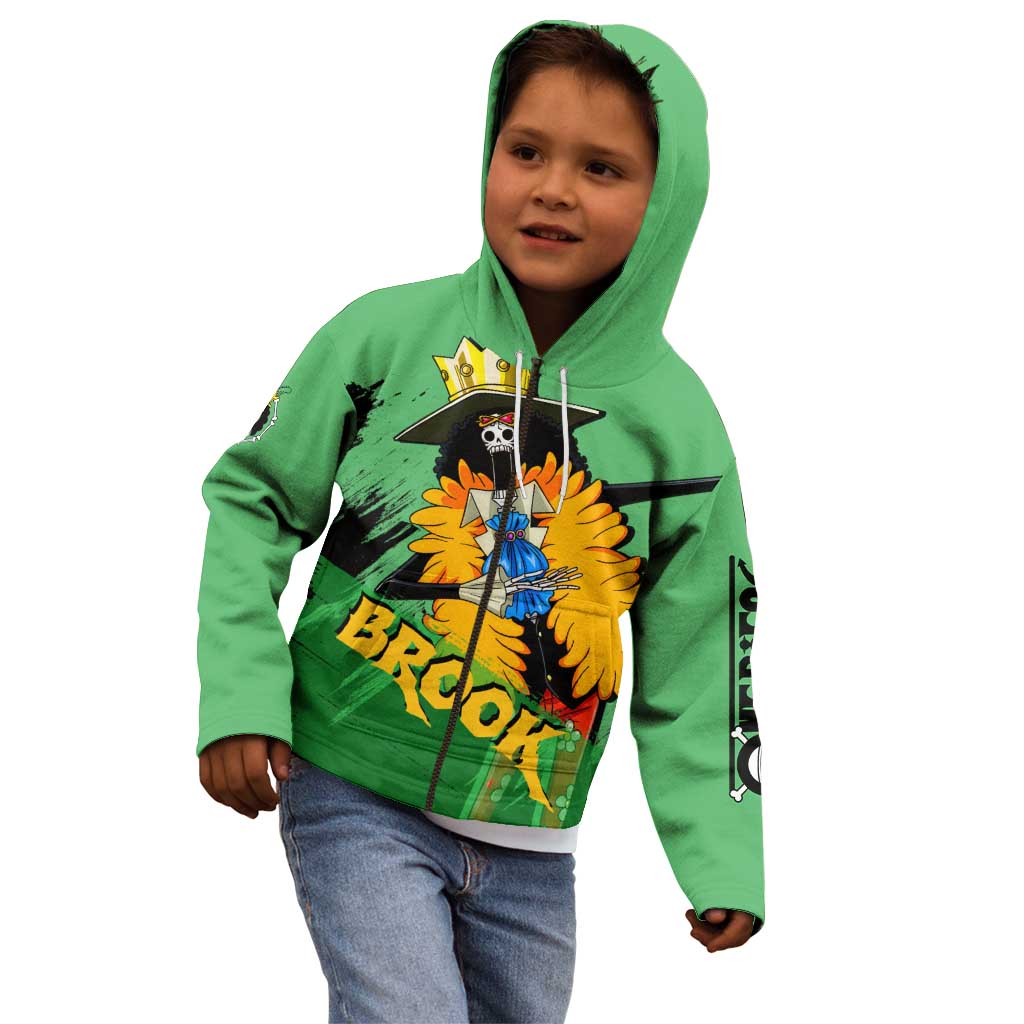 Brook - One Piece Kid Hoodie Anime Style