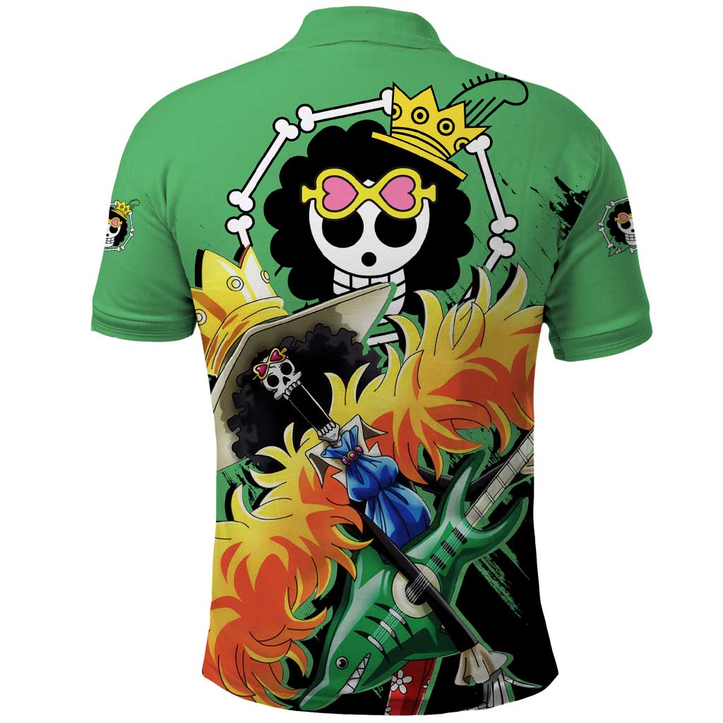 Brook - One Piece Polo Shirt Anime Style