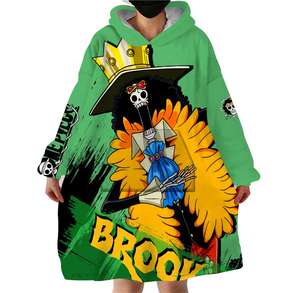 Brook - One Piece Wearable Blanket Hoodie Anime Style