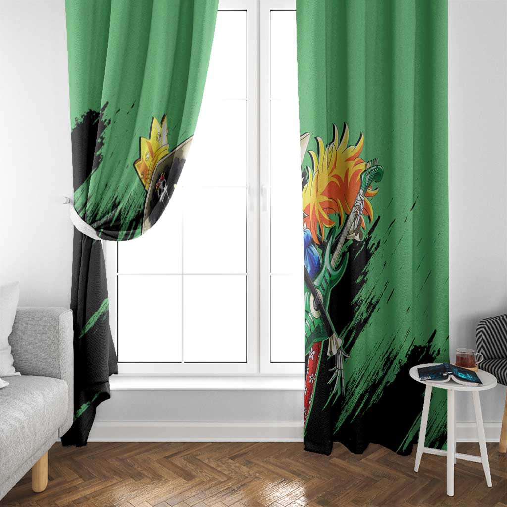 Brook - One Piece Window Curtain Anime Style