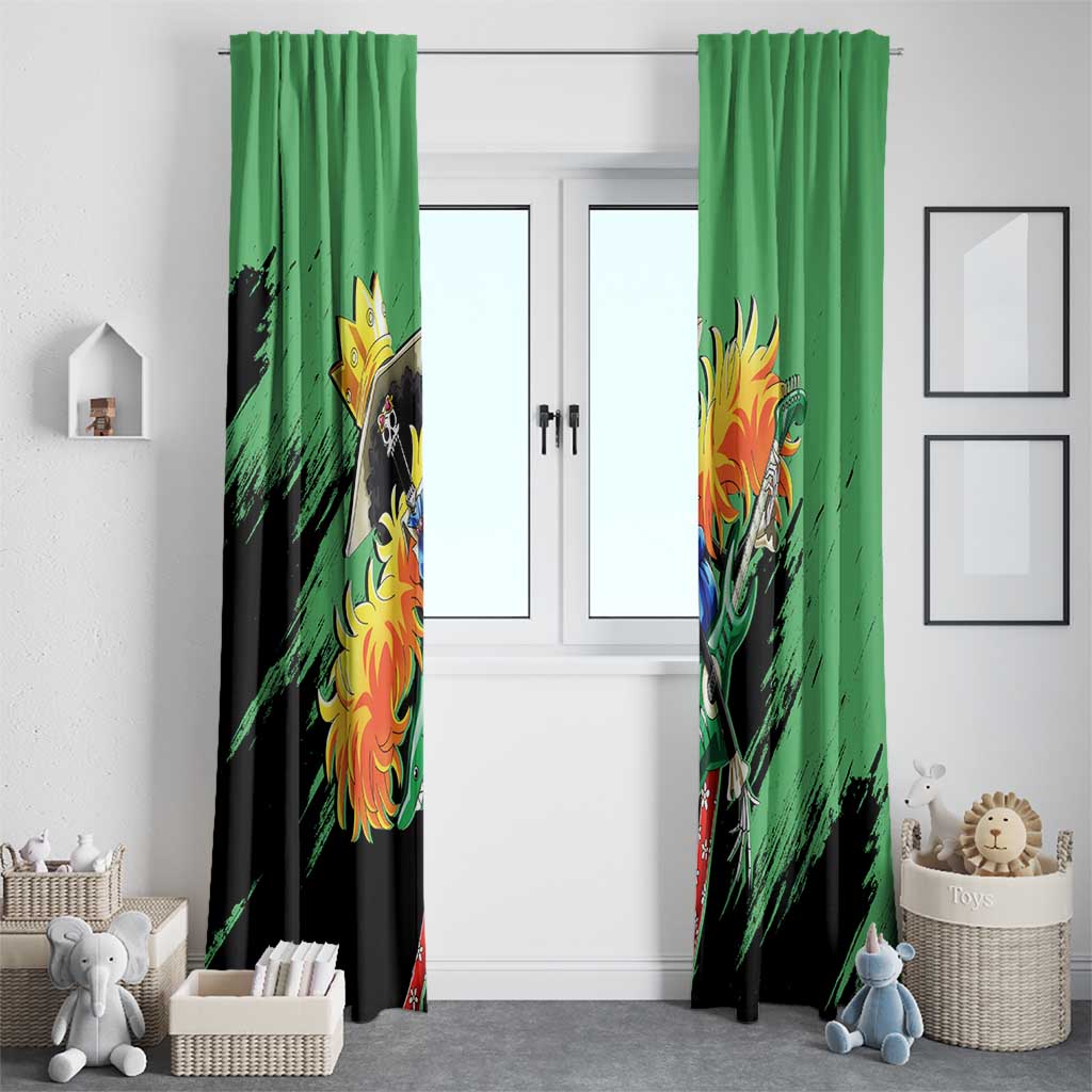 Brook - One Piece Window Curtain Anime Style