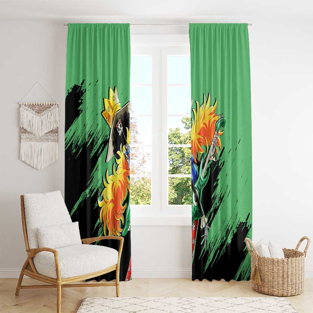 Brook - One Piece Window Curtain Anime Style