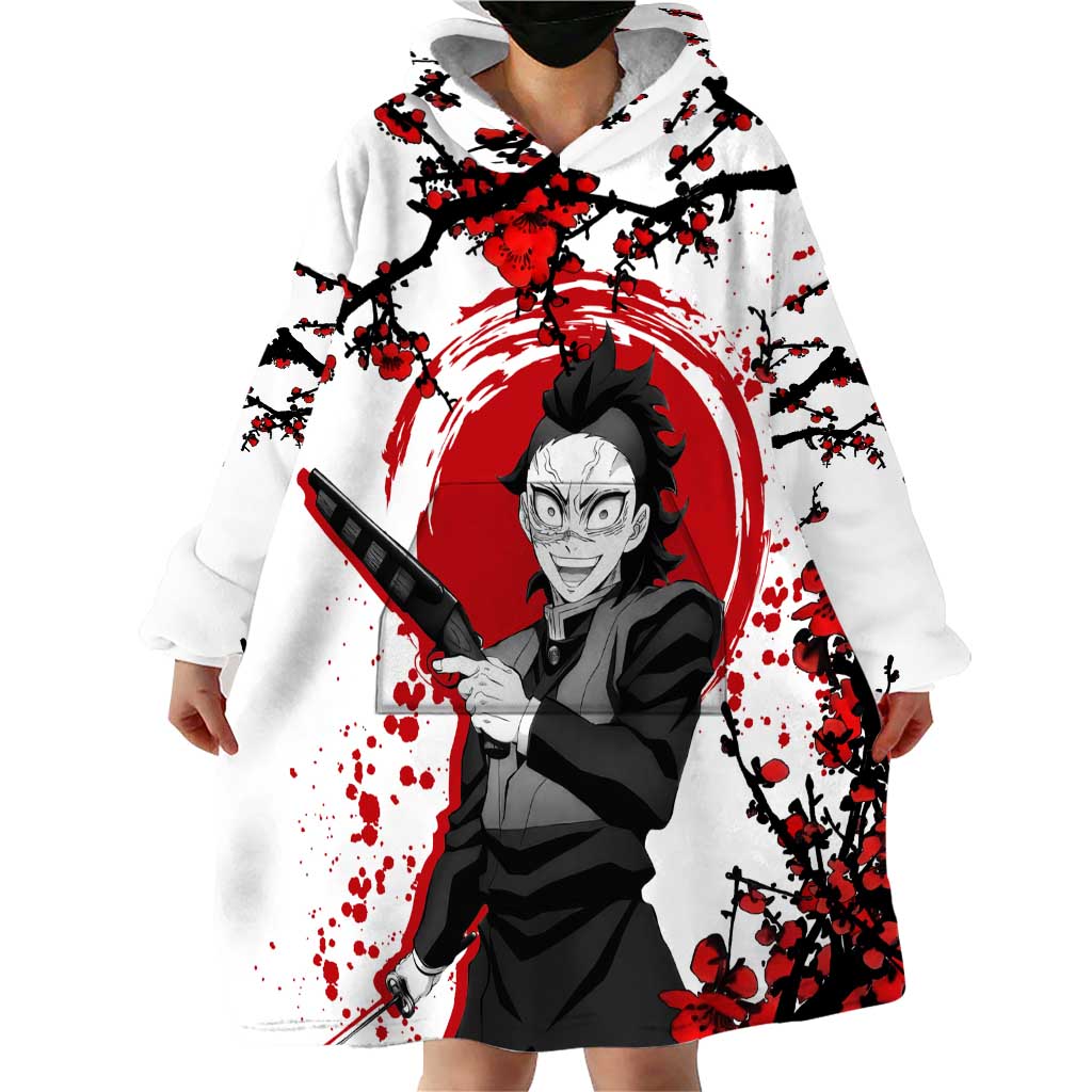 Shinazugawa Genya - Demon Slayer Wearable Blanket Hoodie Anime Japan Style