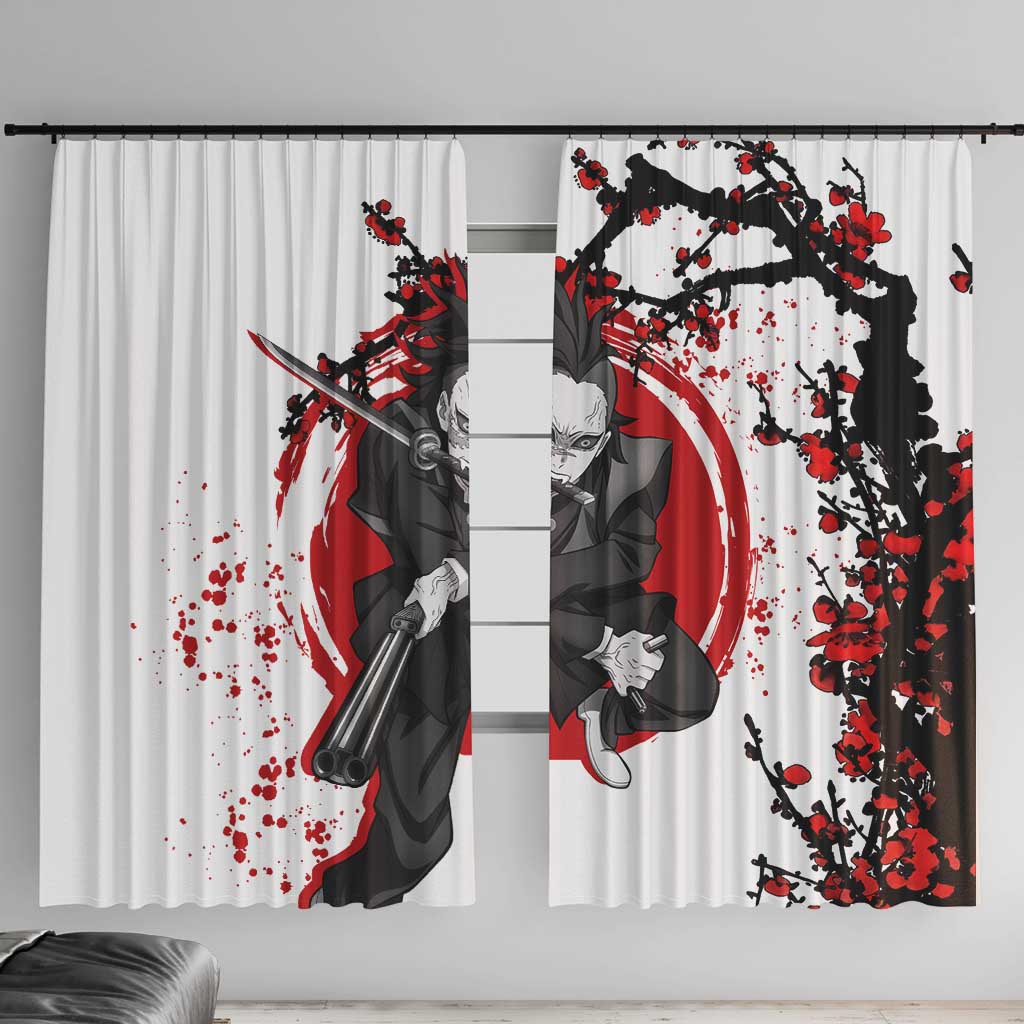 Shinazugawa Genya - Demon Slayer Window Curtain Anime Japan Style