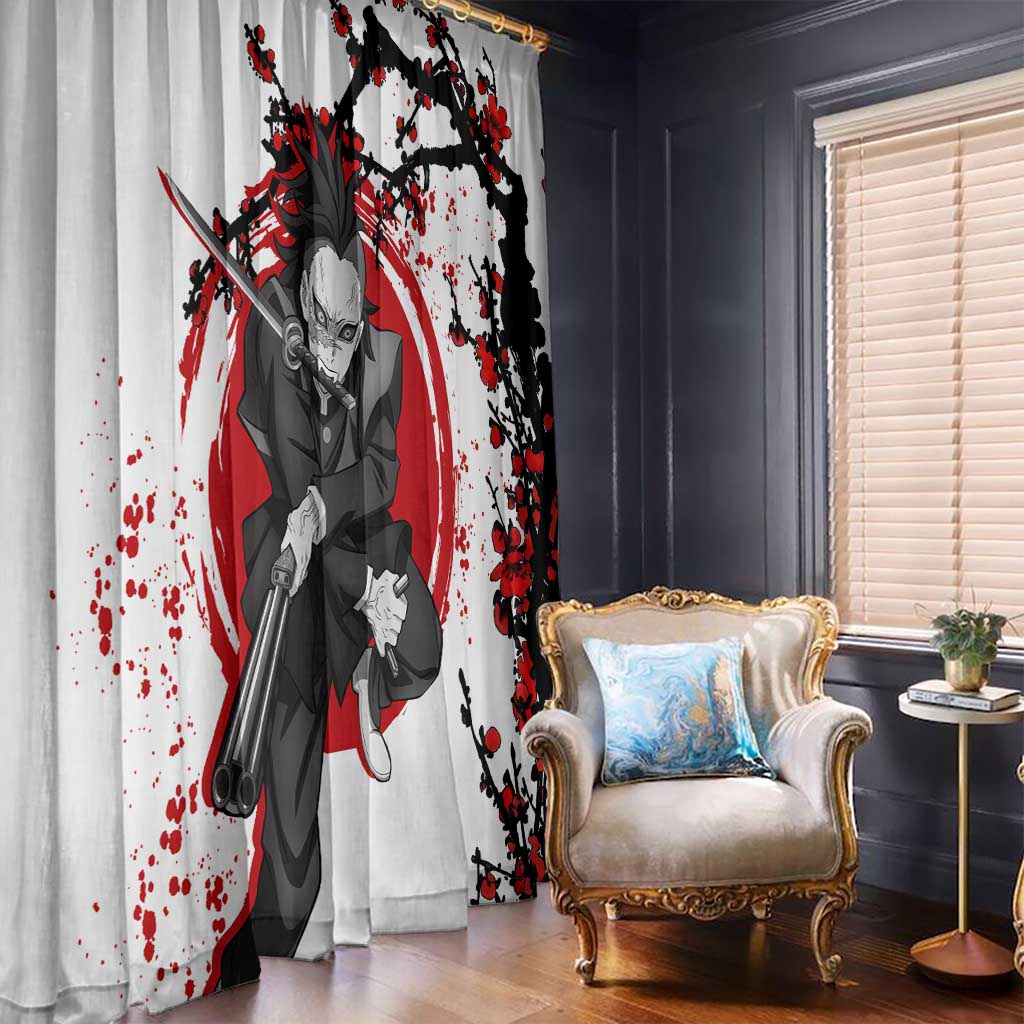 Shinazugawa Genya - Demon Slayer Window Curtain Anime Japan Style