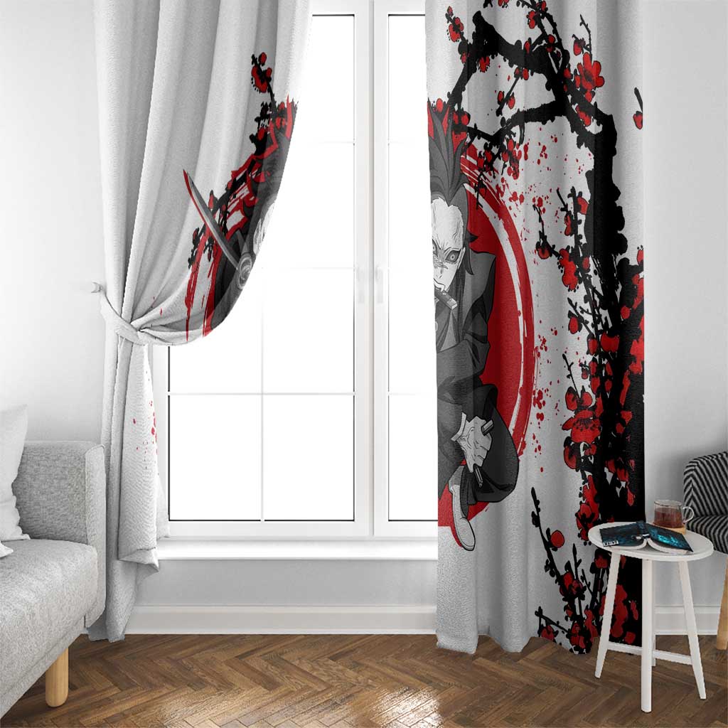 Shinazugawa Genya - Demon Slayer Window Curtain Anime Japan Style