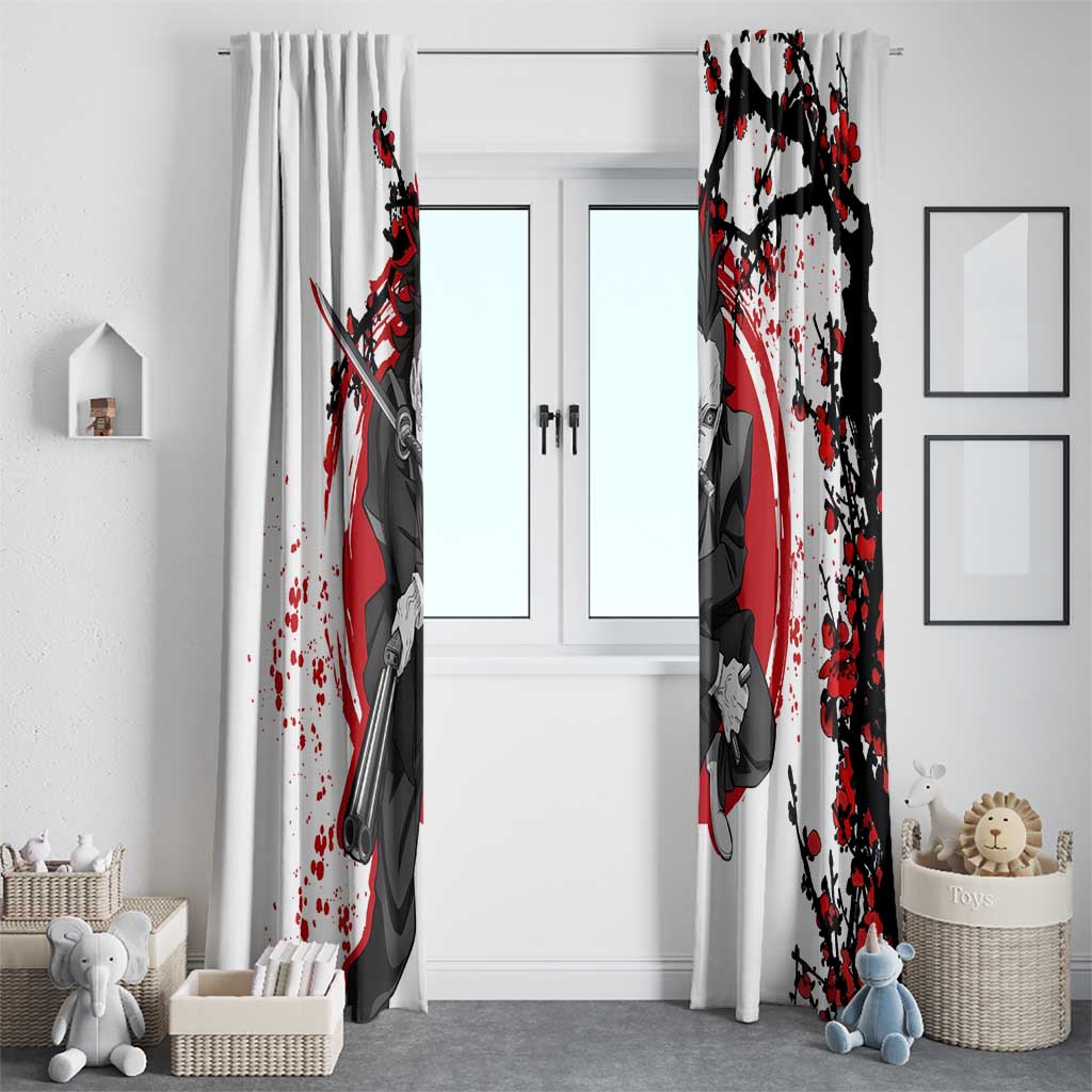Shinazugawa Genya - Demon Slayer Window Curtain Anime Japan Style