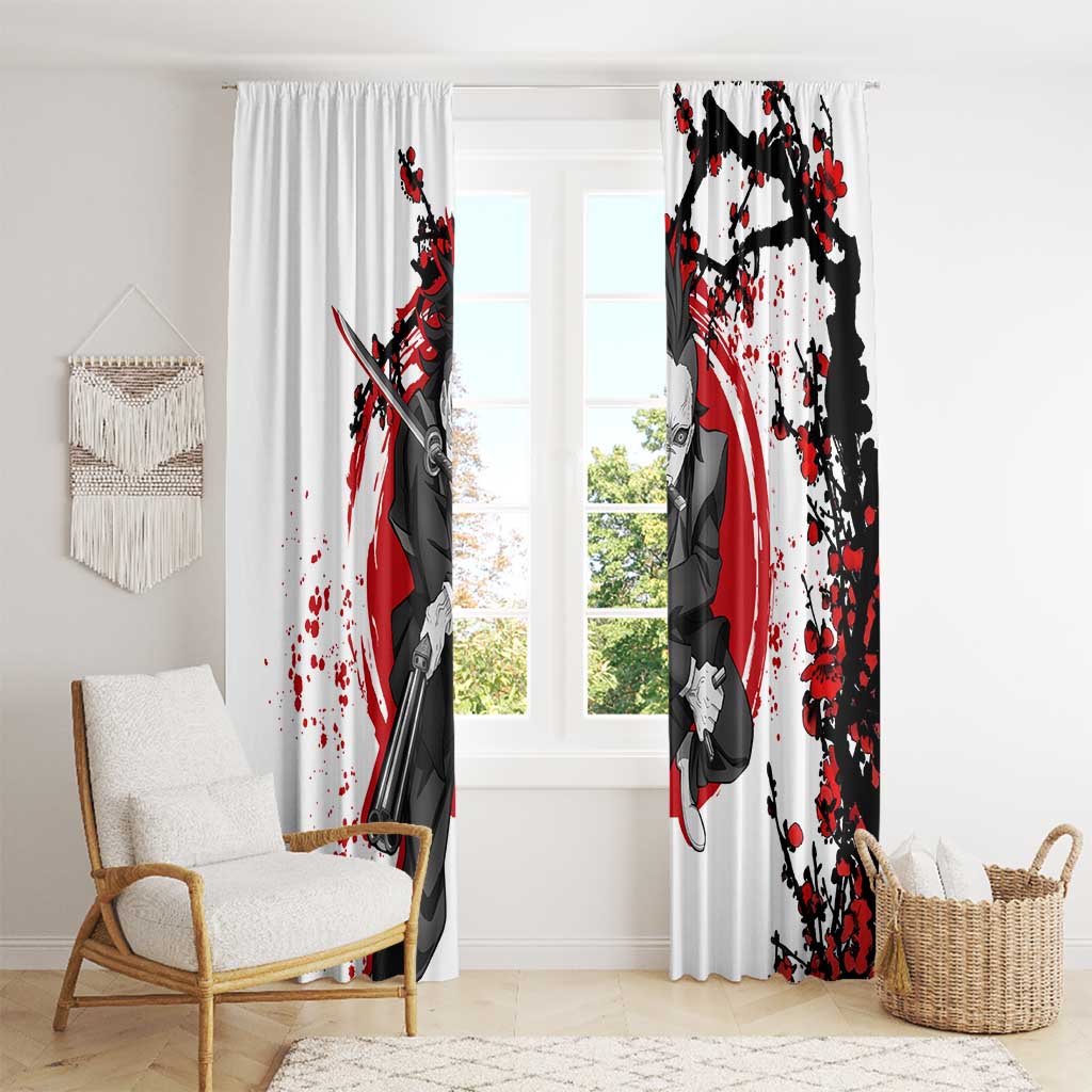 Shinazugawa Genya - Demon Slayer Window Curtain Anime Japan Style