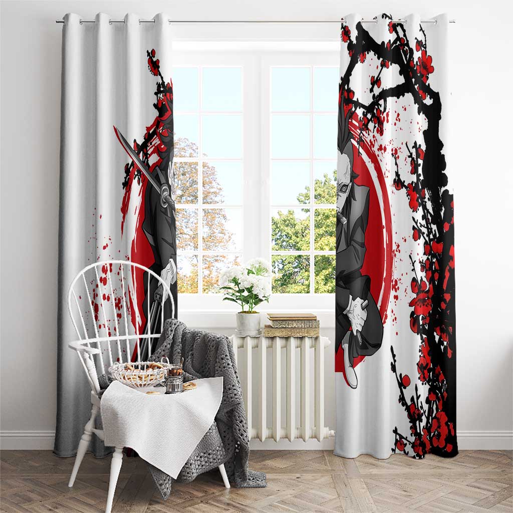 Shinazugawa Genya - Demon Slayer Window Curtain Anime Japan Style