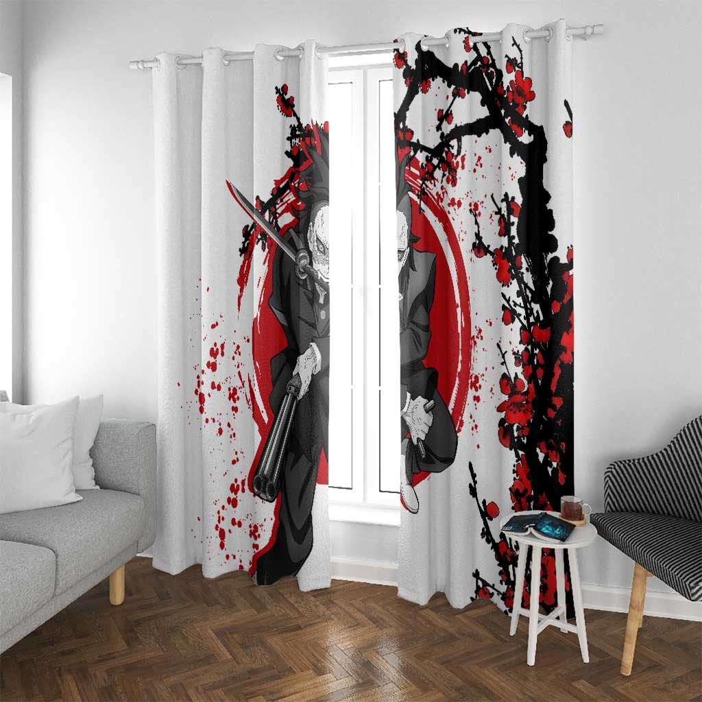 Shinazugawa Genya - Demon Slayer Window Curtain Anime Japan Style