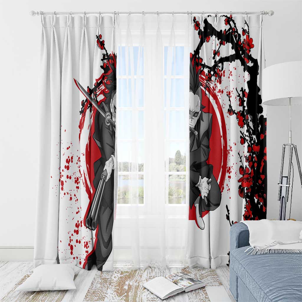 Shinazugawa Genya - Demon Slayer Window Curtain Anime Japan Style