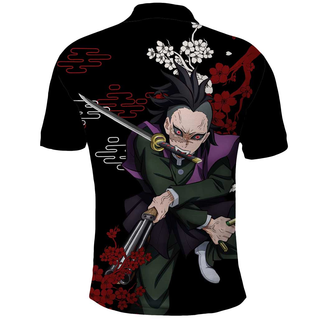 Shinazugawa Genya - Demon Slayer Polo Shirt Anime Japan Style