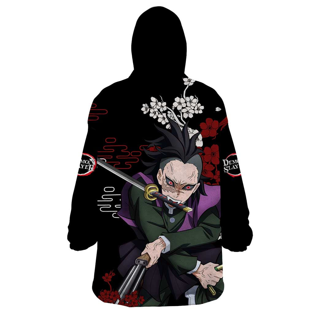 Shinazugawa Genya - Demon Slayer Wearable Blanket Hoodie Anime Japan Style