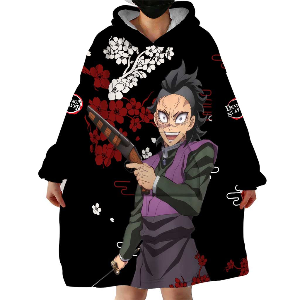 Shinazugawa Genya - Demon Slayer Wearable Blanket Hoodie Anime Japan Style