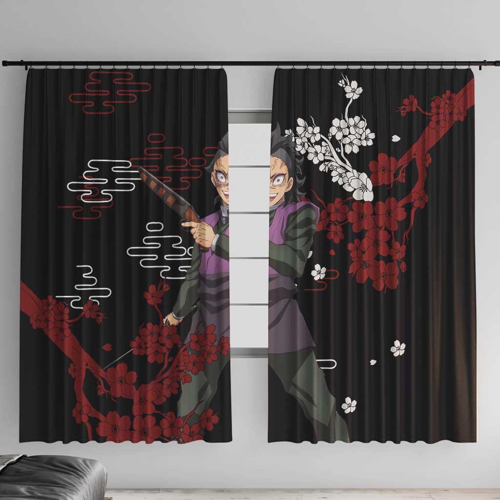 Shinazugawa Genya - Demon Slayer Window Curtain Anime Japan Style