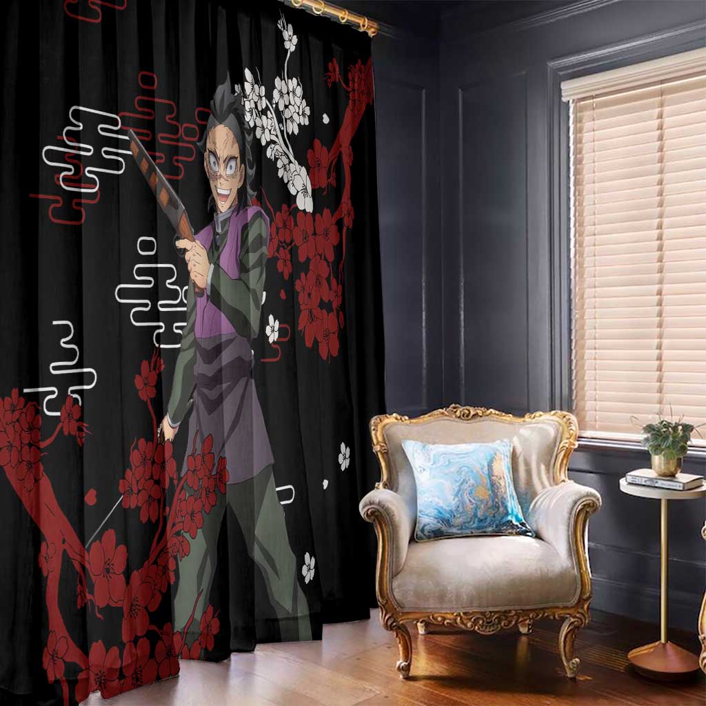 Shinazugawa Genya - Demon Slayer Window Curtain Anime Japan Style