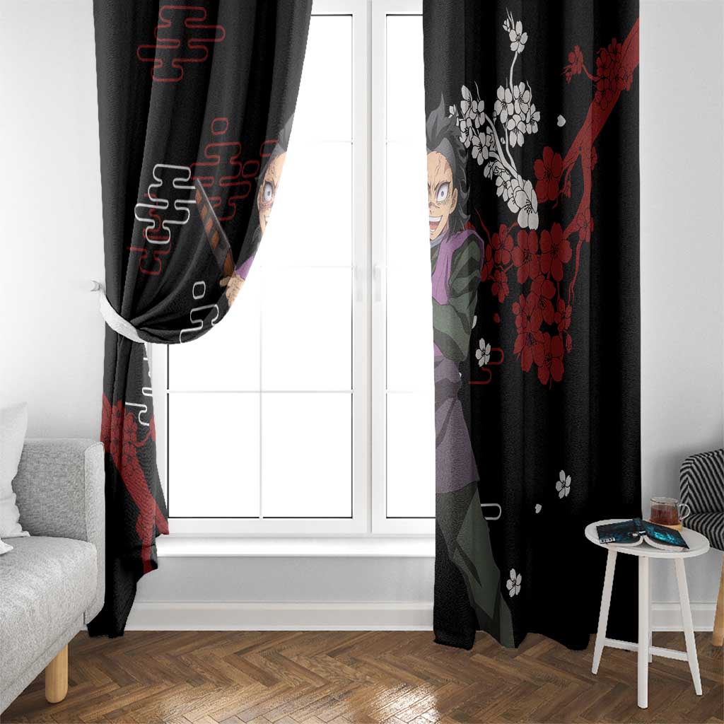 Shinazugawa Genya - Demon Slayer Window Curtain Anime Japan Style